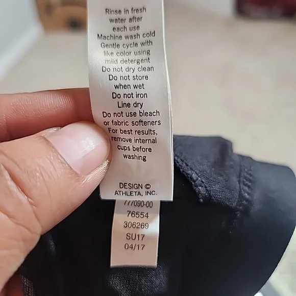 Athleta Jacquard High Neck Ladder Bikini Top Women Small - Picture 6 of 6